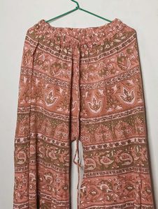 floral printed sharara | peach | women