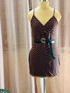 Check Dress Size S/M