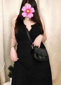 Black Crossbody Bag with Pom-Pom (Brand new Su