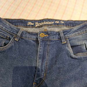 Blue Bootcut Jeans
