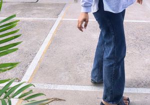 Charcoal Straight Jeans
