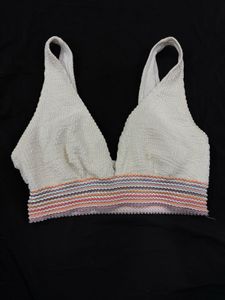 Women White Bikini Top