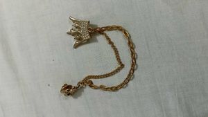 Crown Chain Broach