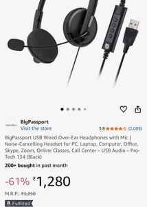 Black Headset
