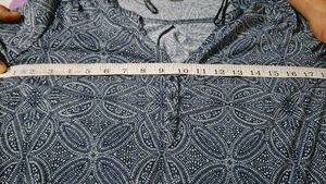 Patterned Henley Top