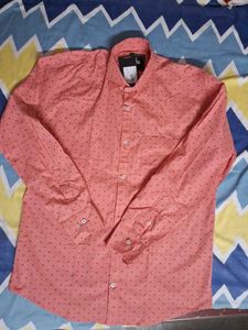 Coral Charm: Printed Casual Shirt for Men