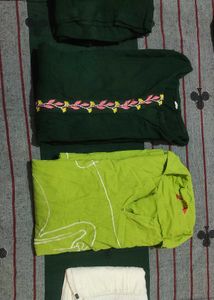 Combo kurta sets Green edition