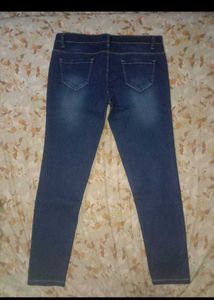 Leaf Design Blue Denim From Miss Purple 💙💅✨