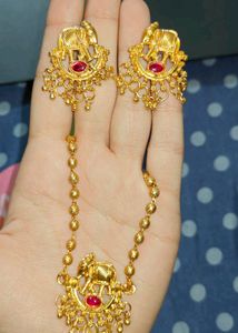Women Gold Plated Set