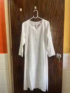 34 Bust Chikankari Kurta For Women