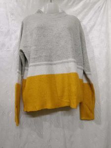 Colorblock Knit Sweater
