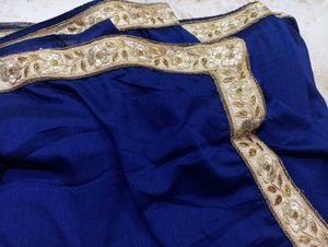 Beautiful Navy Blue Saree🧿