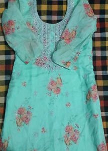 Floral Print Kurti Set