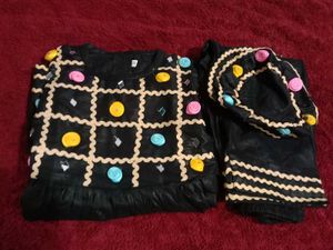 Girls Kashmiri Kurta Set