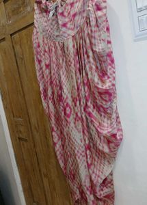 Dhoti Salwar And Pathni Short Kurti