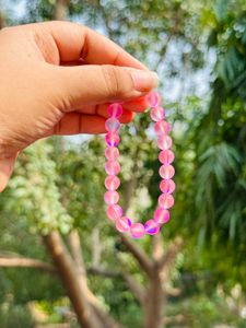 Pink Aura/Barbie Beads Bracelet.