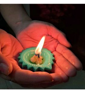 Silicone Diya - 12 Pcs Set, Unbreakable &amp; Reusable