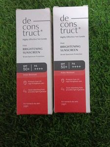 2 Deconstruct Brightening Sunscreen