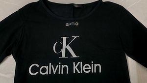 Calvin Klein Black Long Sleeve Top