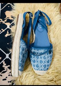 Guess Denim Espadrille Flats