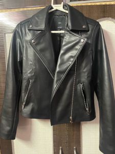 mango leather jacket