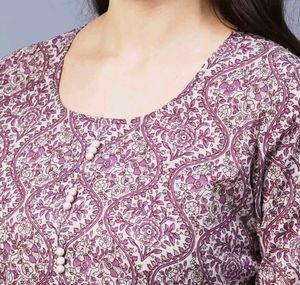 Floral Print Kurta