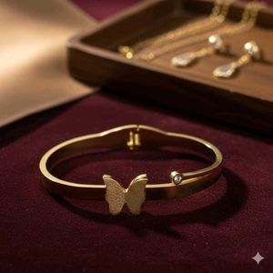 Butterfly Bangle Bracelet