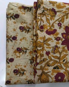 CAMBRIC COTTON Combo Set 3.5 MTR With 2.25 Mt Red