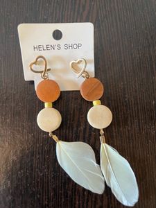 Boho Feather Earrings