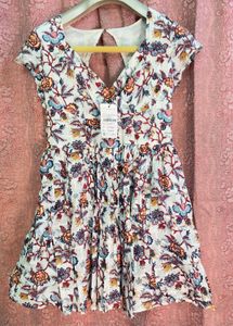 Floral Print Mini Dress