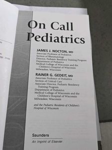 Pediatrics On Call - 3rd Edition