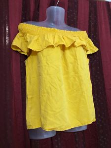 Pimkie Yellow Stylish Top