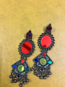 Colorful Ethnic Earrings