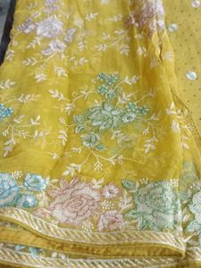 Yellow Embroidered Salwar Kameez