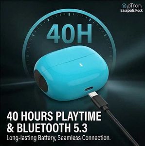pTron Basspods Rock Earbuds