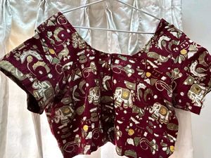 Printed Lehenga + Blouse