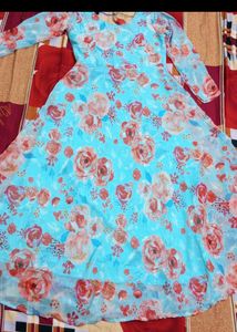 Fixed Price Gown With Dupatta New And Unused