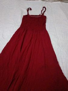 Burgundy Sundress