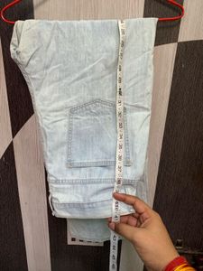 bootcut jeans white  good condition