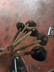 Coconut Shell Spoons - Set of 6