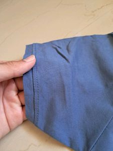Men&#39;s Blue Strechable Tshirt