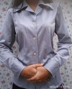 Striped Button-Down Shirt