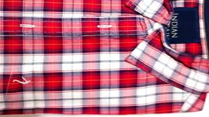 Red Plaid Shirt Full sleeves