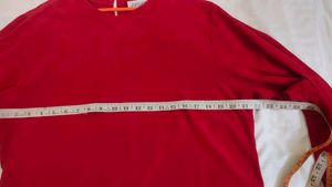 Elegant Red Top Bust 42