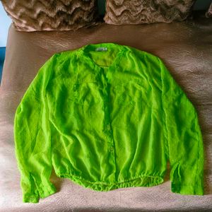 🛍️Neon Green See Thru Top⭐⭐⭐⭐⭐