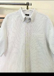 FINAL PRICE -NEW BIANCHI Striped Half Sleeve Shirt