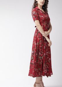 Floral Print Maxi Dress