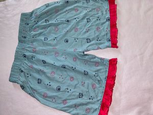 Combo :Girls&#39; Patterned Ruffle Shorts Bundle