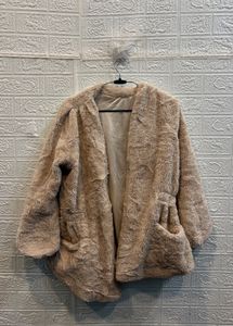 🇫🇷 France Imported Fuzzy Faux Fur Coat