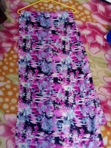 Floral Print Ethnic Dupatta / Tunic